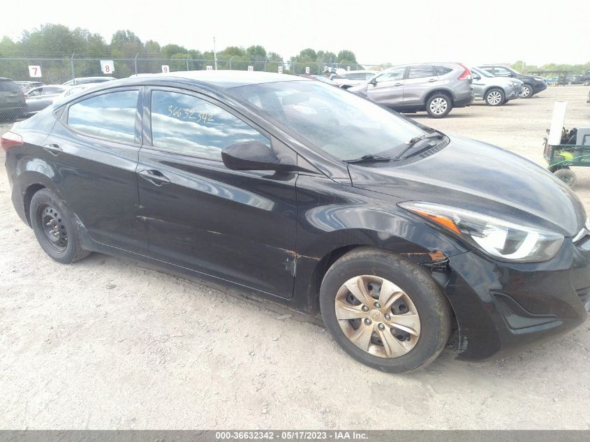 2016 HYUNDAI ELANTRA SE - 5NPDH4AE8GH759178