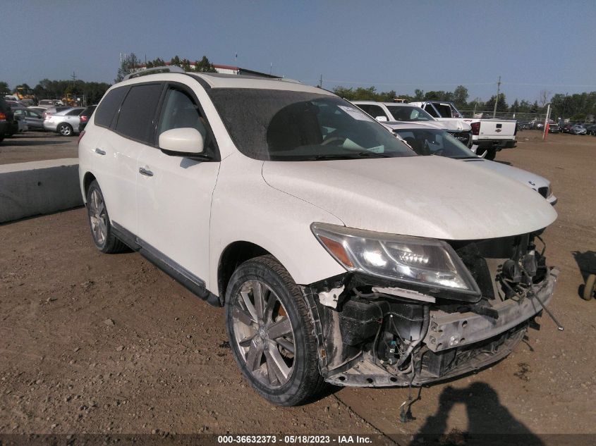 2013 NISSAN PATHFINDER PLATINUM - 5N1AR2MM1DC670501