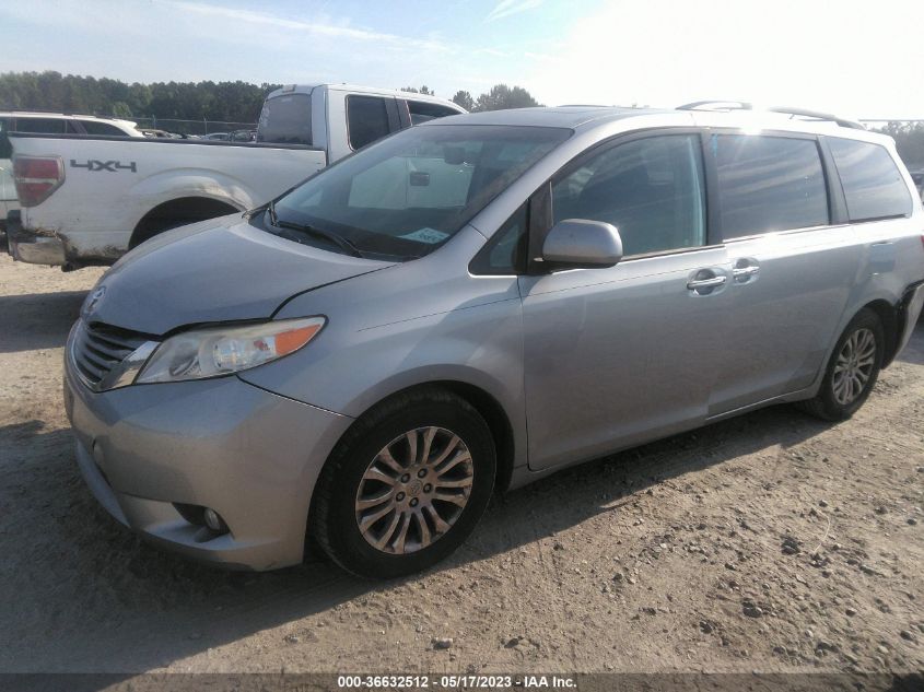 2015 TOYOTA SIENNA XLE/XLE AAS/LTD - 5TDYK3DC5FS531963