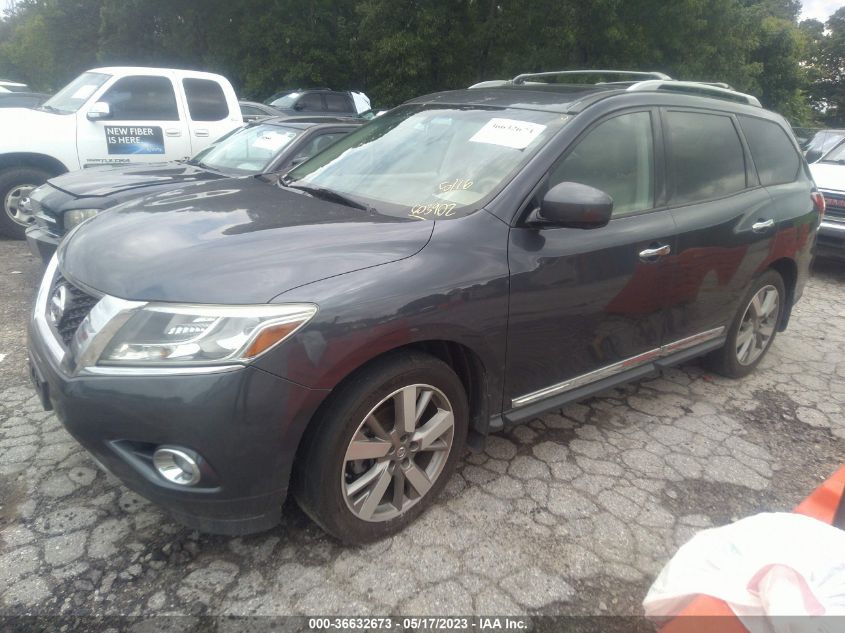 2014 NISSAN PATHFINDER PLATINUM - 5N1AR2MM1EC603902