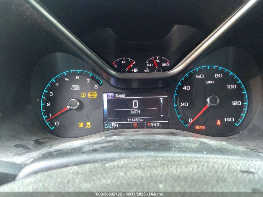 2017 CHEVROLET COLORADO 4WD Z71 - 1GCGTDENXH1207941