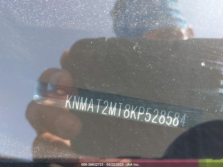 VIN KNMAT2MT8KP528584 2019 NISSAN ROGUE SV