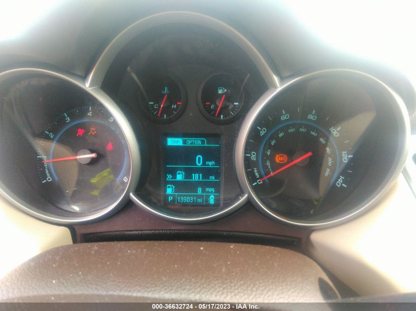 2015 CHEVROLET CRUZE LT - 1G1PE5SB1F7141597