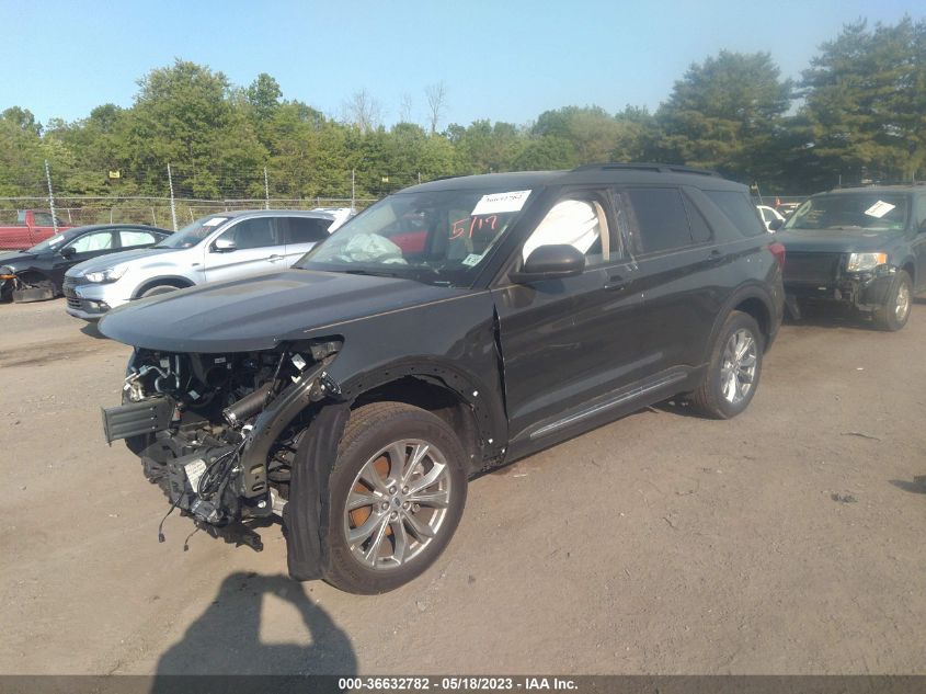 2022 FORD EXPLORER XLT - 1FMSK8DH5NGA67298