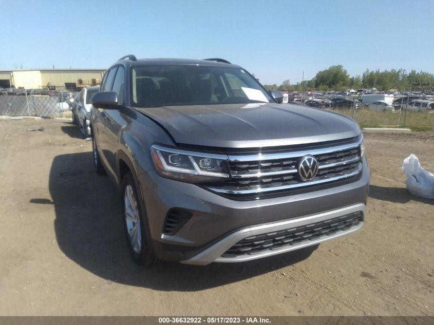 2022 VOLKSWAGEN ATLAS 3.6L V6 SE W/TECHNOLOGY - 1V2JR2CA2NC508436