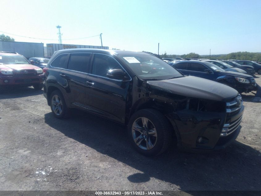 2017 TOYOTA HIGHLANDER LIMITED - 5TDDZRFH2HS376989