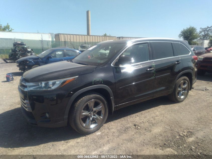 2017 TOYOTA HIGHLANDER LIMITED - 5TDDZRFH2HS376989