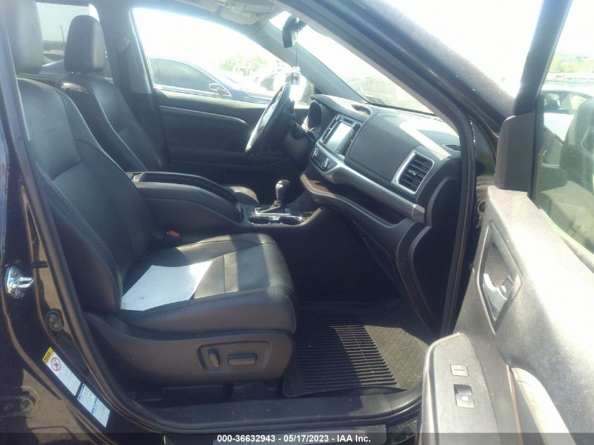 2017 TOYOTA HIGHLANDER LIMITED - 5TDDZRFH2HS376989