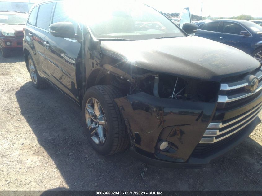 2017 TOYOTA HIGHLANDER LIMITED - 5TDDZRFH2HS376989