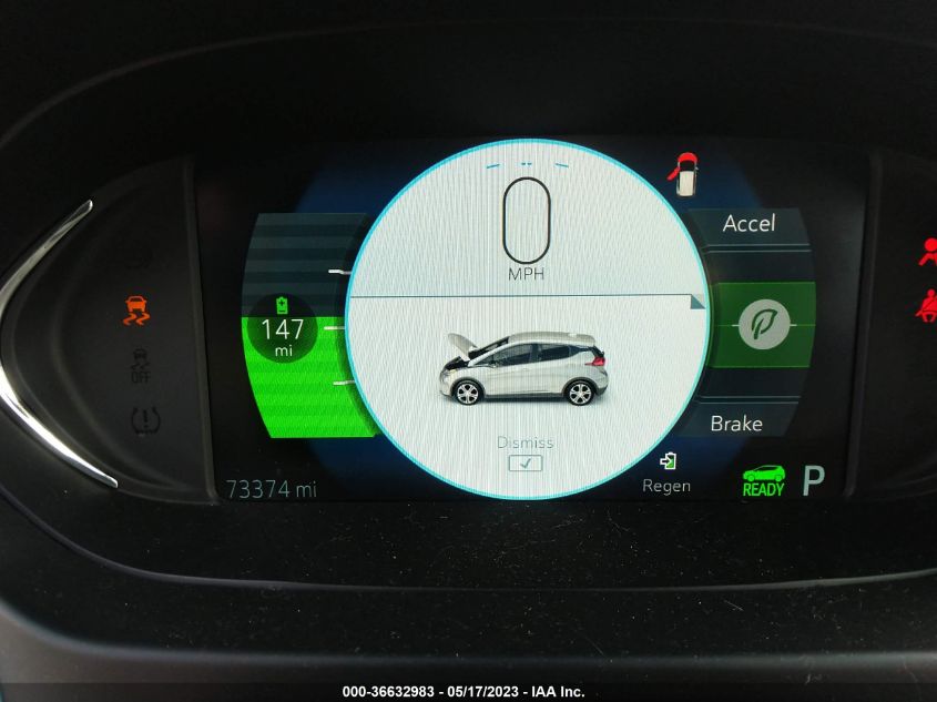 2017 CHEVROLET BOLT EV PREMIER - 1G1FX6S05H4154402