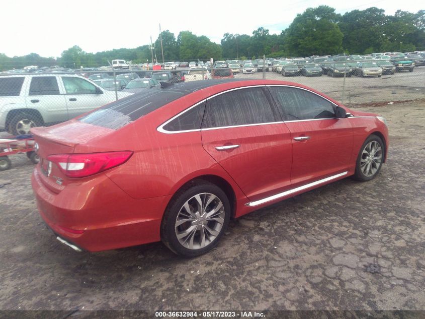 2015 HYUNDAI SONATA 2.0T LIMITED - 5NPE34AB3FH168764