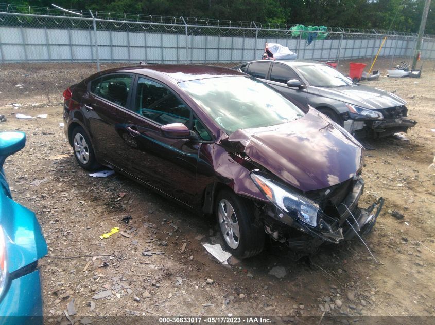 2017 KIA FORTE LX - 3KPFK4A71HE122439
