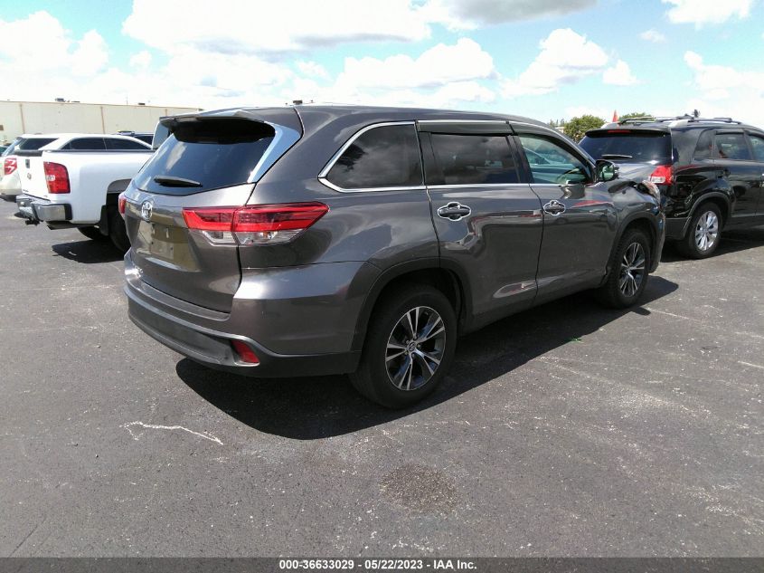 2019 TOYOTA HIGHLANDER LE - 5TDZARFH4KS050650