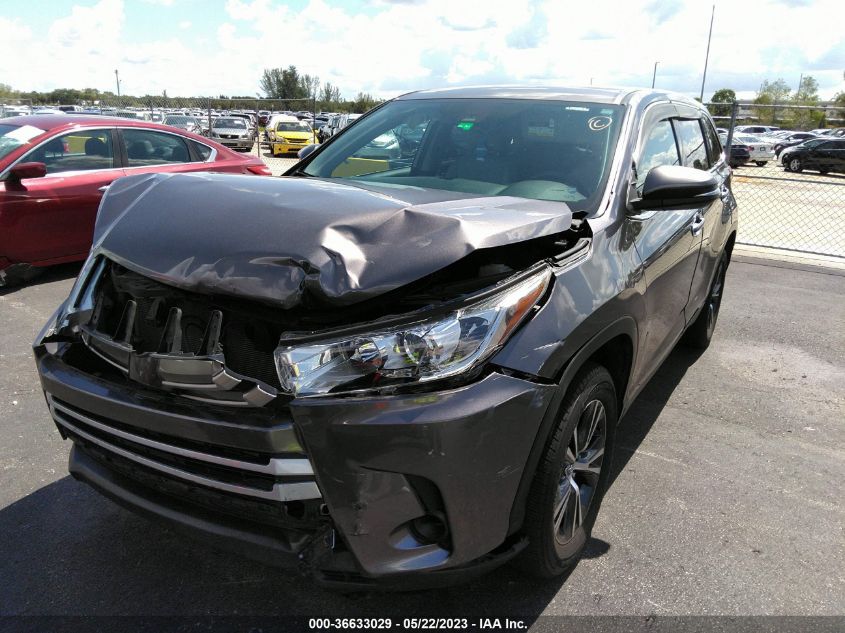 2019 TOYOTA HIGHLANDER LE - 5TDZARFH4KS050650