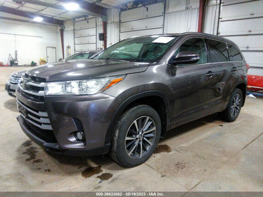 2017 TOYOTA HIGHLANDER XLE/SE - 5TDJZRFH3HS372338