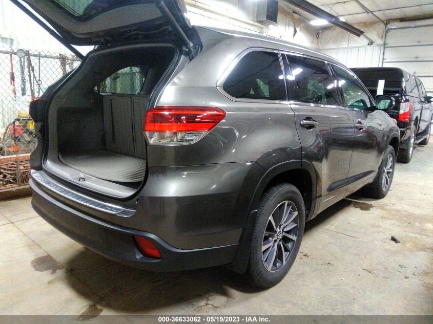 2017 TOYOTA HIGHLANDER XLE/SE - 5TDJZRFH3HS372338