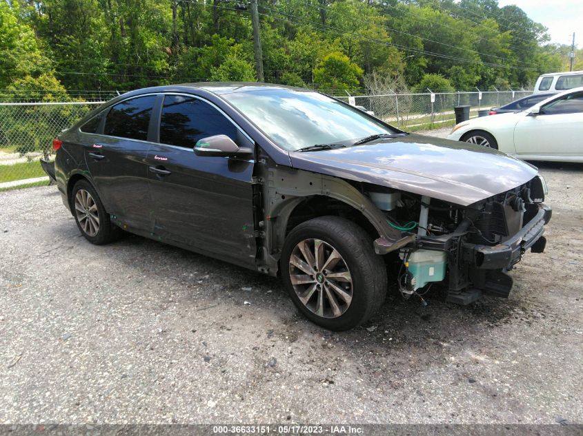 2015 HYUNDAI SONATA 2.4L SPORT - 5NPE34AF6FH132747