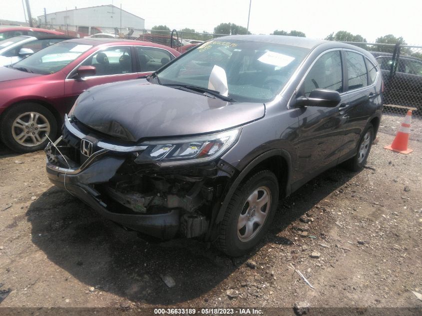 2015 HONDA CR-V LX - 5J6RM4H37FL079685
