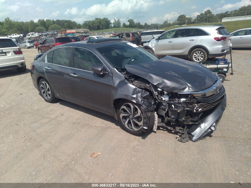 2016 HONDA ACCORD SEDAN EX-L - 1HGCR2F82GA231113
