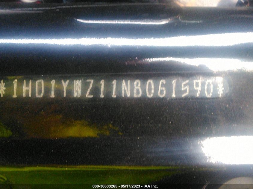 2022 HARLEY-DAVIDSON FLXRS - 1HD1YWZ11NB061590