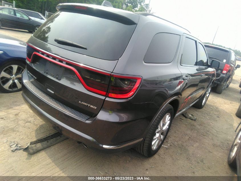 2016 DODGE DURANGO LIMITED - 1C4RDJDG5GC433508