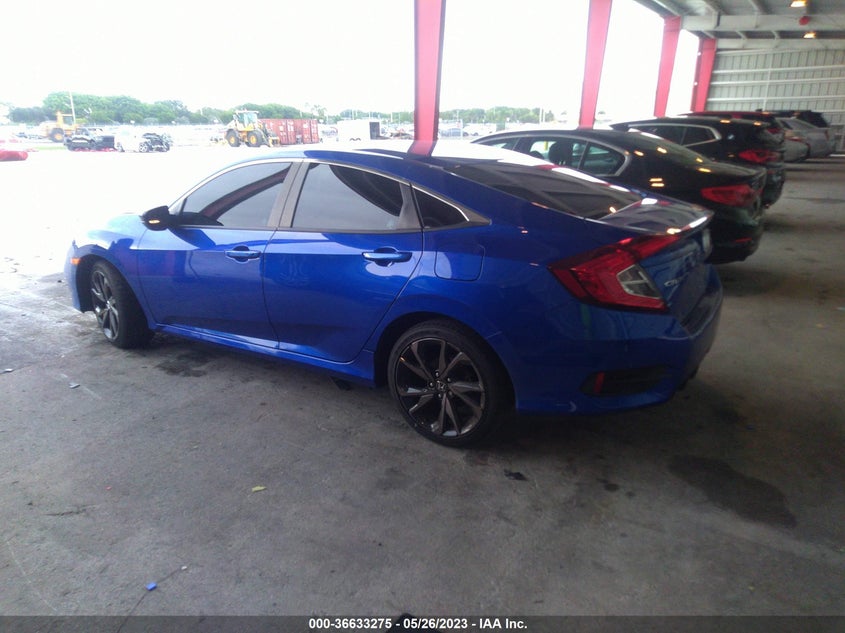 VIN 19XFC2F8XLE020813 2020 HONDA CIVIC SEDAN SPORT
