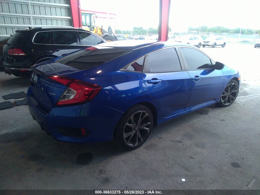 VIN 19XFC2F8XLE020813 2020 HONDA CIVIC SEDAN SPORT
