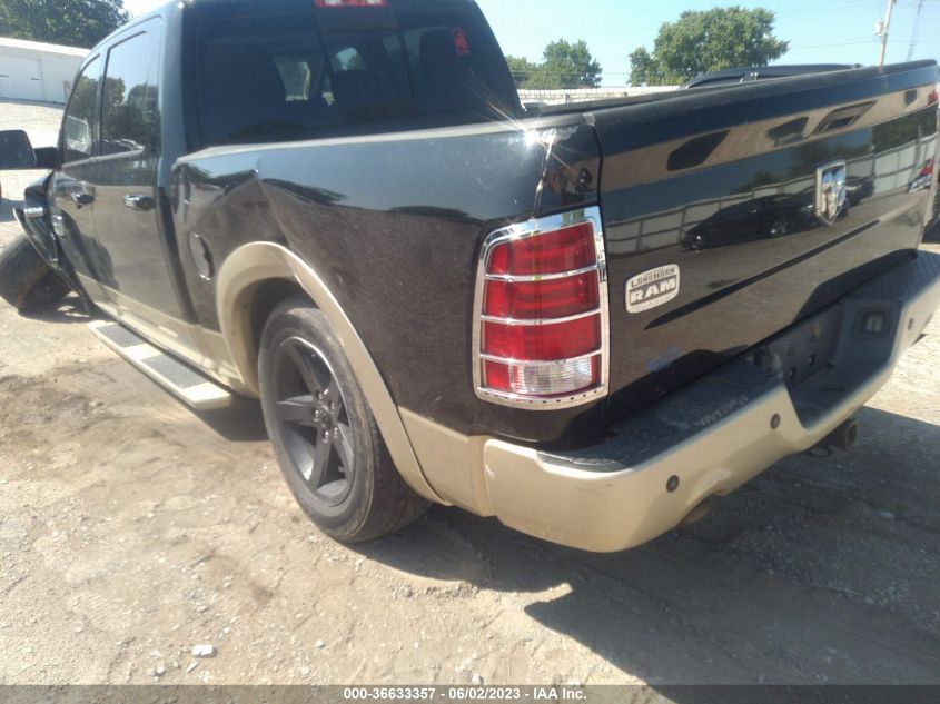 2013 RAM 1500 LARAMIE LONGHORN - 1C6RR7PTXDS524232