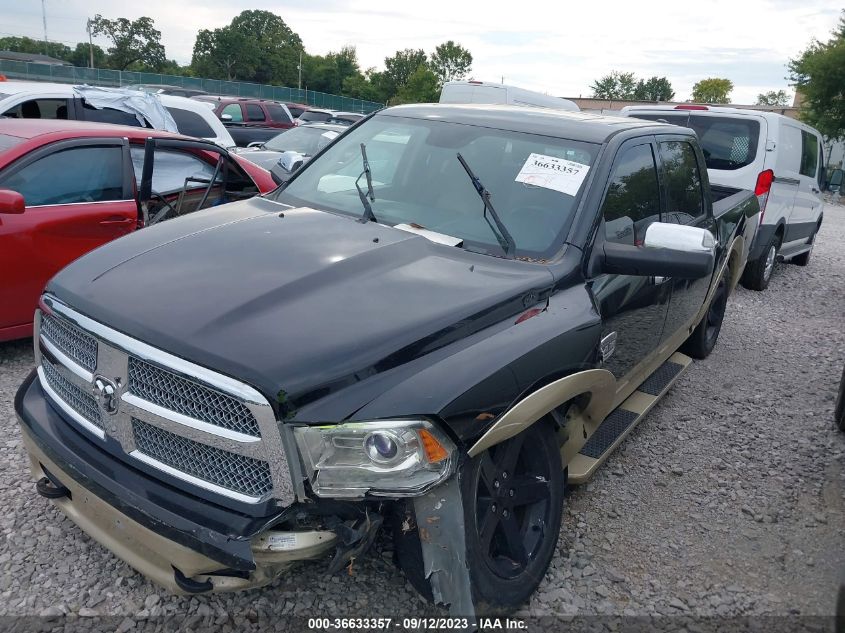 2013 RAM 1500 LARAMIE LONGHORN - 1C6RR7PTXDS524232