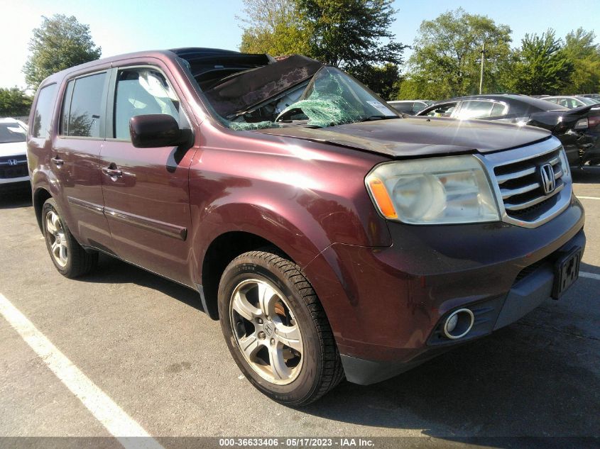 2014 HONDA PILOT EX-L - 5FNYF4H52EB035317