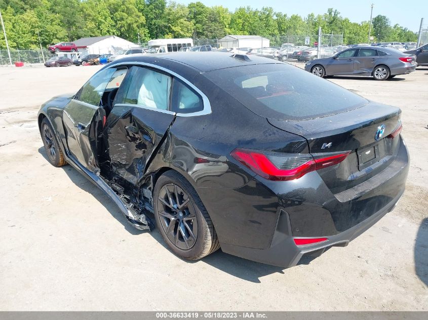 2023 BMW I4 EDRIVE35 - WBY43AW08PFP55246
