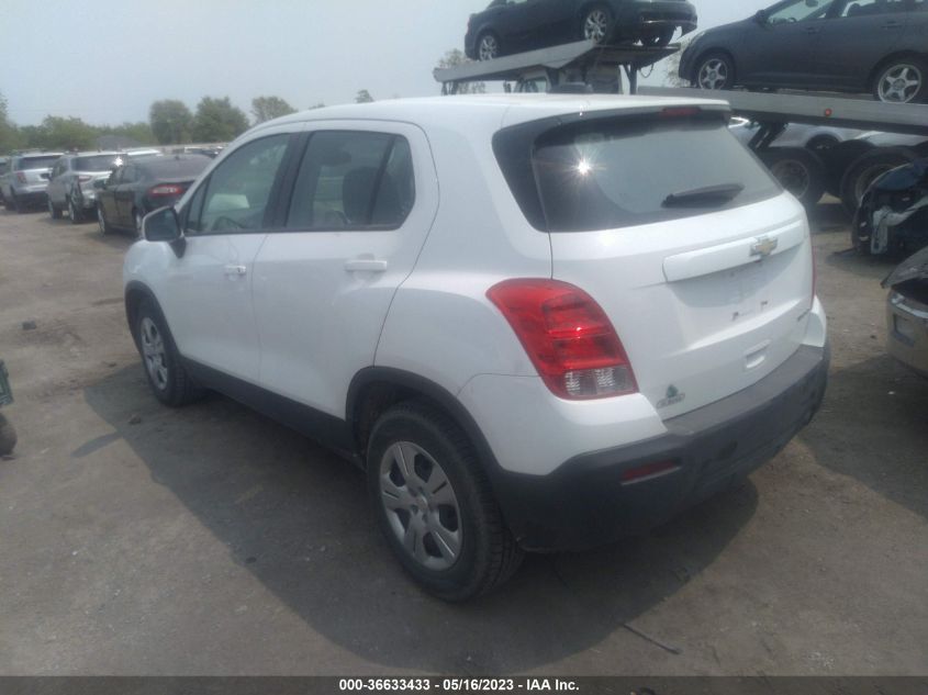 2016 CHEVROLET TRAX LS - KL7CJKSB3GB759094