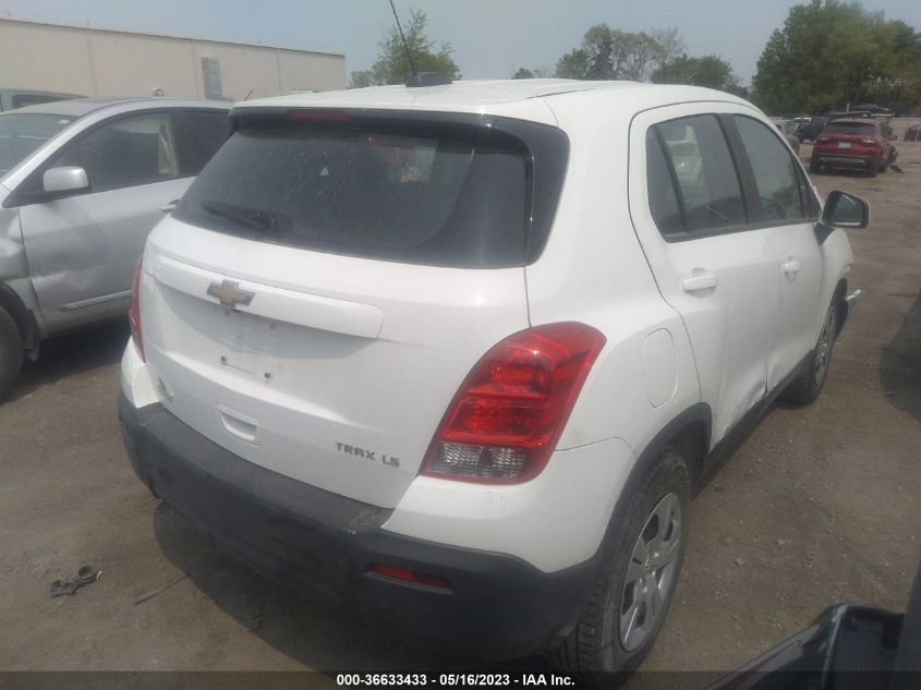 2016 CHEVROLET TRAX LS - KL7CJKSB3GB759094