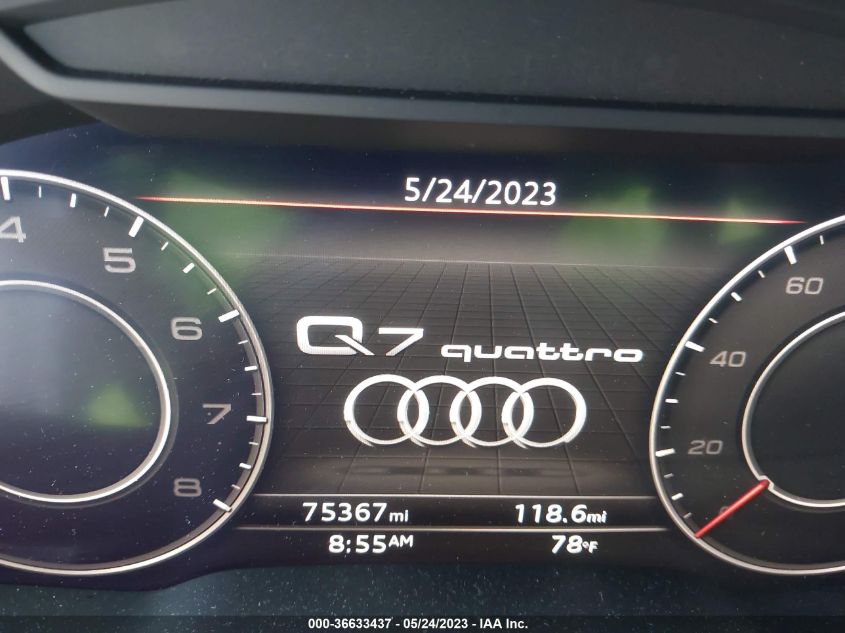 WA1LAAF76JD012405 2018 AUDI Q7, photo no. 7