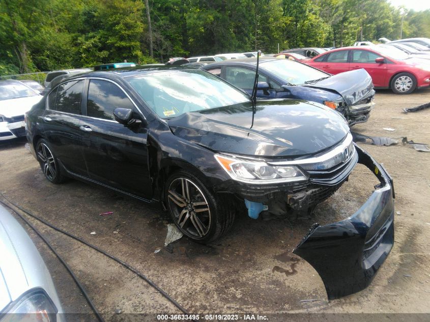 2017 HONDA ACCORD SEDAN SPORT - 1HGCR2F56HA171389