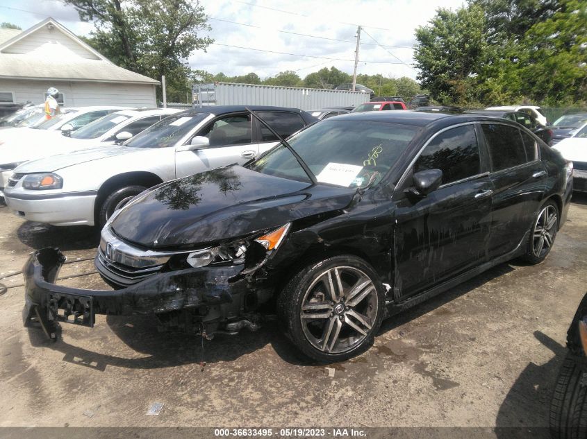 2017 HONDA ACCORD SEDAN SPORT - 1HGCR2F56HA171389