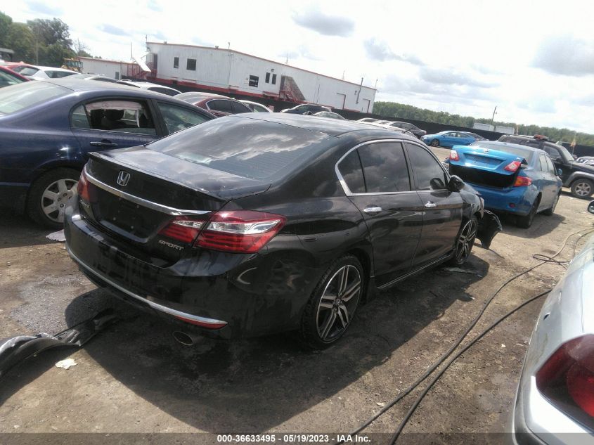 2017 HONDA ACCORD SEDAN SPORT - 1HGCR2F56HA171389