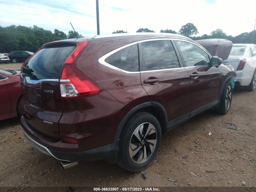 2016 HONDA CR-V TOURING - 5J6RM4H98GL014138