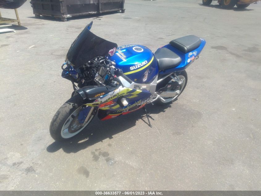2002 SUZUKI GSX-R600 - JS1GN7BA922105331