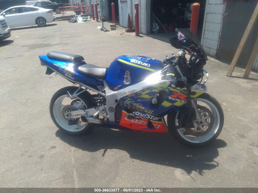 2002 SUZUKI GSX-R600 - JS1GN7BA922105331