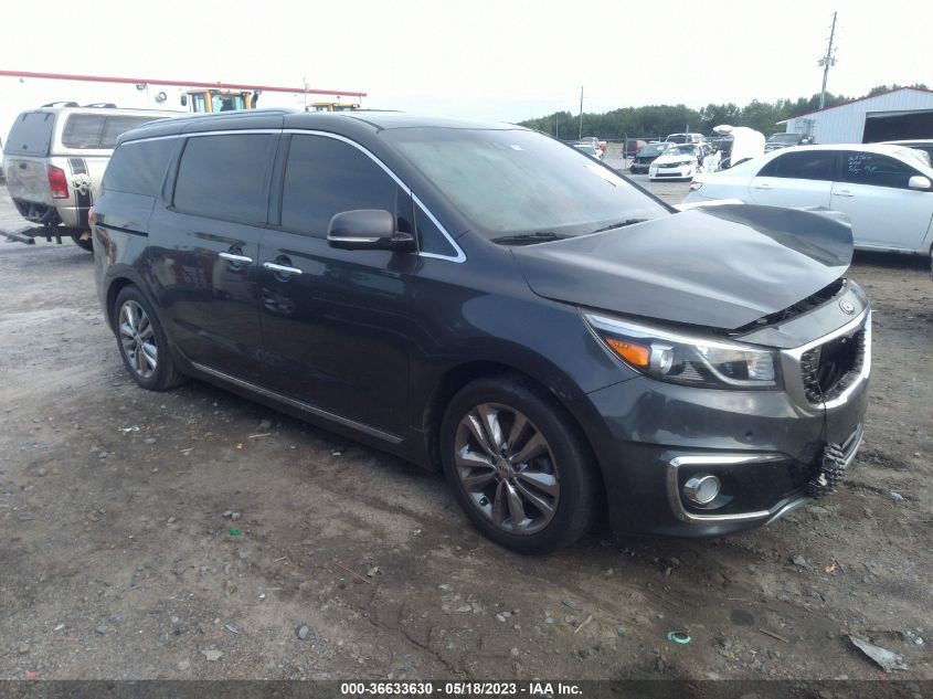2016 KIA SEDONA SX-L - KNDME5C18G6130314
