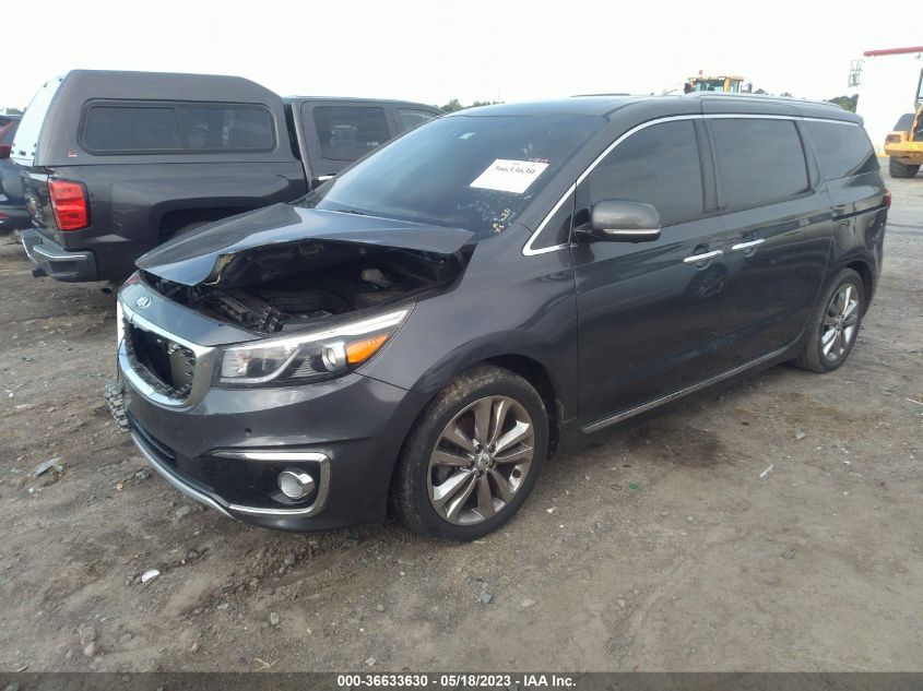 2016 KIA SEDONA SX-L - KNDME5C18G6130314