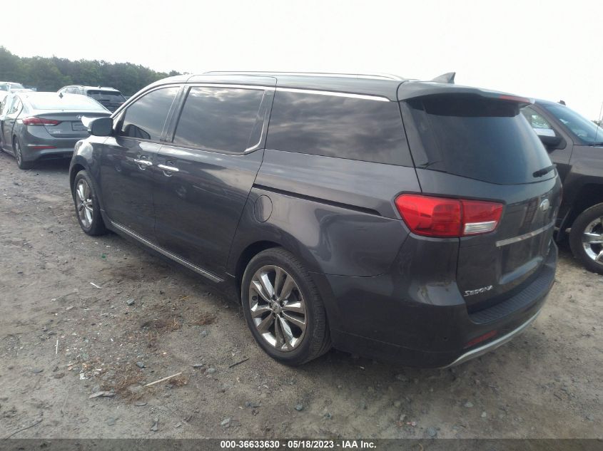 2016 KIA SEDONA SX-L - KNDME5C18G6130314