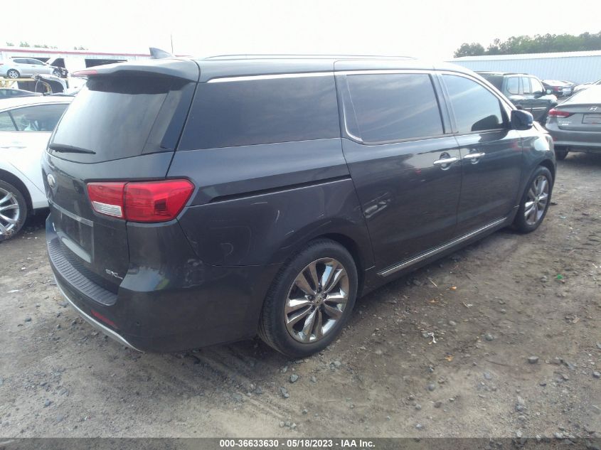 2016 KIA SEDONA SX-L - KNDME5C18G6130314