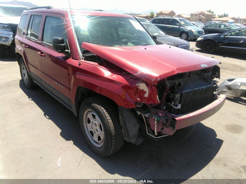 2016 JEEP PATRIOT SPORT - 1C4NJPBA1GD575955