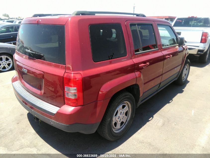 2016 JEEP PATRIOT SPORT - 1C4NJPBA1GD575955