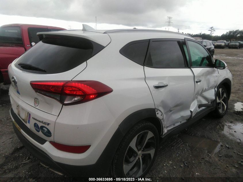 2016 HYUNDAI TUCSON LIMITED - KM8J33A21GU068237
