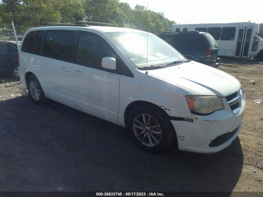 2014 DODGE GRAND CARAVAN SXT - 2C4RDGCG1ER320518
