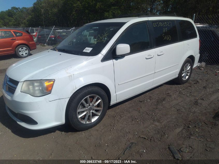 2014 DODGE GRAND CARAVAN SXT - 2C4RDGCG1ER320518