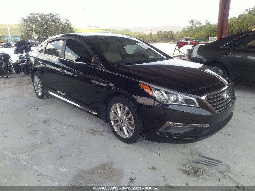 2015 HYUNDAI SONATA 2.4L LIMITED - 5NPE34AF0FH100117